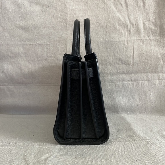 Saint Laurent Black Grained Leather Nano Sac De Jour - Picture 2 of 15